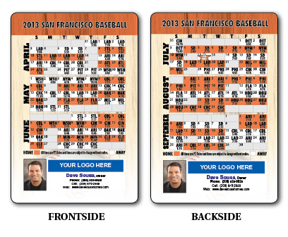 Sports Schedules: Baseball Schedules <br>Laminated Wallet Card