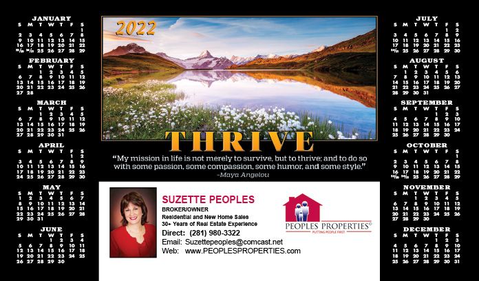 Real Estate Jumbo Postcard Calendars