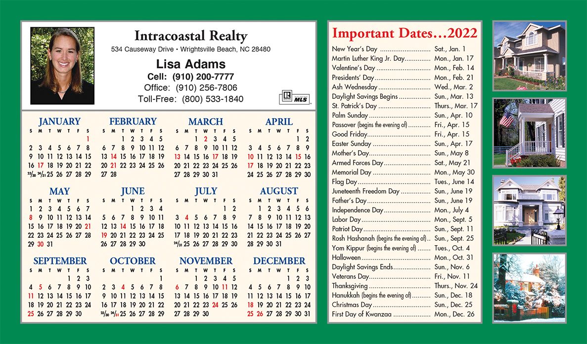 Real Estate Jumbo Postcard Calendars