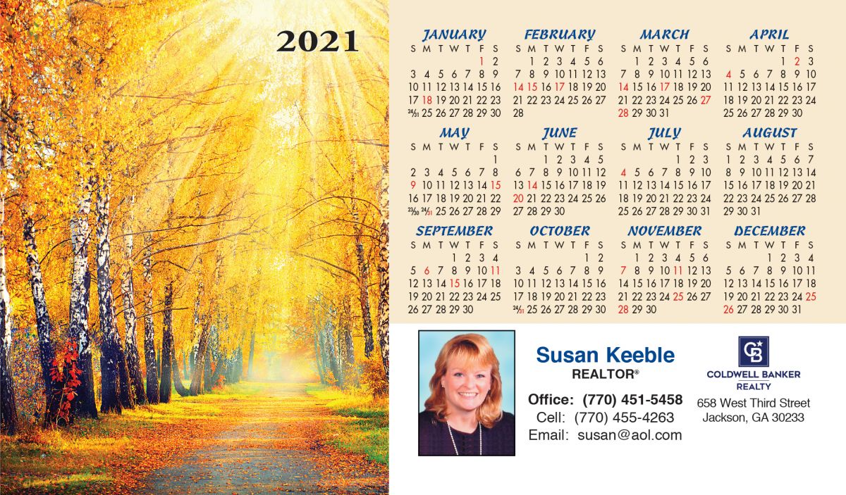 Real Estate Jumbo Postcard Calendars