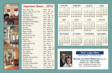 Real Estate Jumbo Postcard Calendars