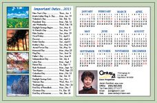 Real Estate Jumbo Postcard Calendars