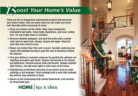 Real Estate Home Tips Postcards
