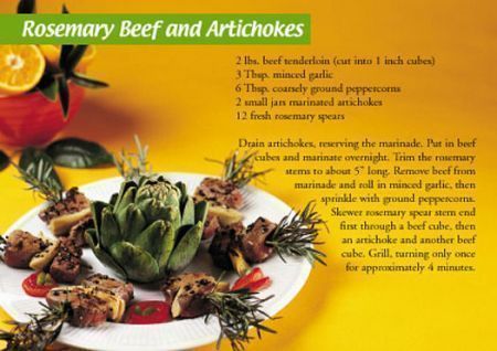 ReaMark Products: June: Rosemary Beef and Artichokes