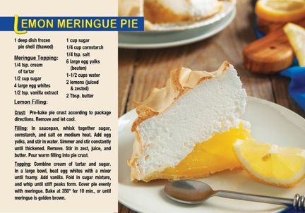 Delicious Recipe Postcards for Realtors