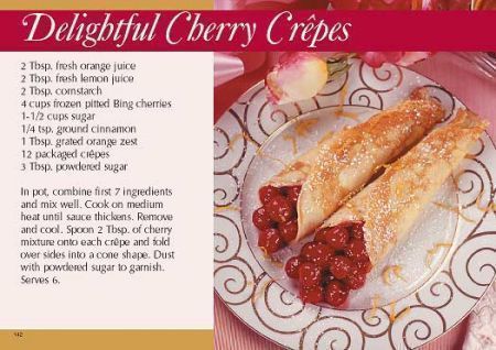 ReaMark Products: February: Delightful Cherry Crepes