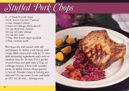 ReaMark Products: May: Stuffed Pork Chops