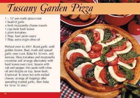 ReaMark Products: September: Tuscany Garden Pizza