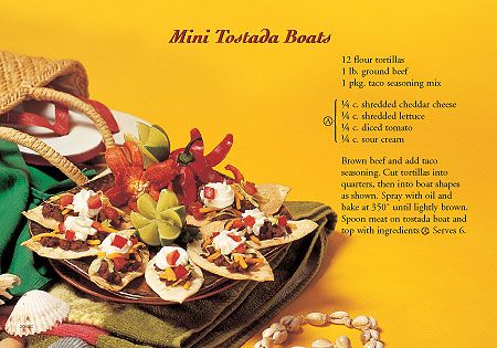 ReaMark Products: August: Mini Tostada Boats