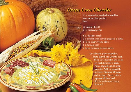 ReaMark Products: October: Green Corn Chowder