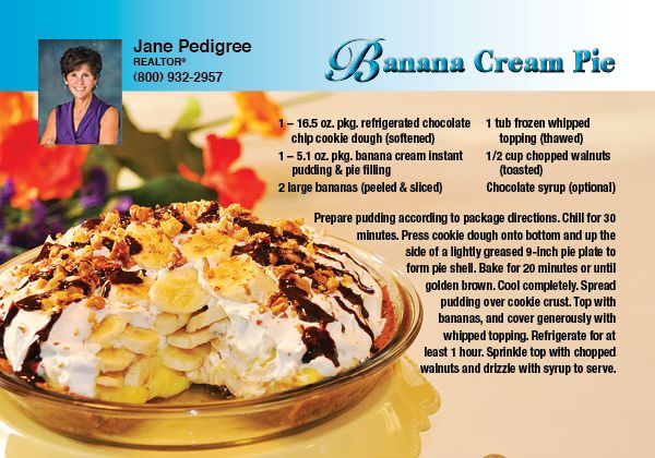 Real Estate Recipe Cards 