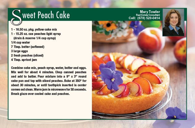 Real Estate Recipe Cards 