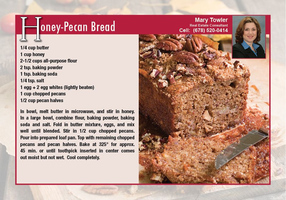 Real Estate Recipe Cards 
