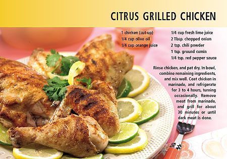ReaMark Products: May: Citrus Grilled Chicken