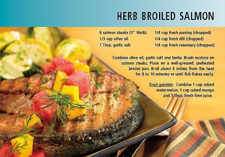 ReaMark Products: September: Herb Broiled Salmon