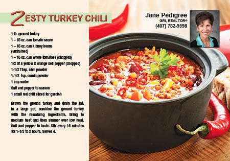 Real Estate Recipe Cards 