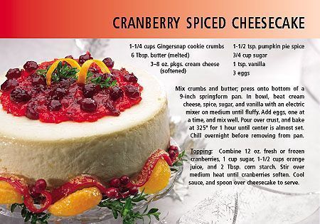 ReaMark Products: December: Cranberry Spiced Cheesecake