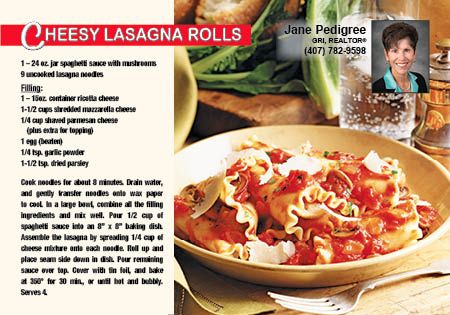 Real Estate Recipe Cards 