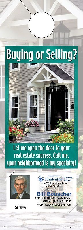 ReaMark Products: Real Estate Success Door Hanger