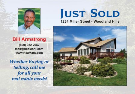 Real Estate Just Listed Postcards & Just Sold Postcards