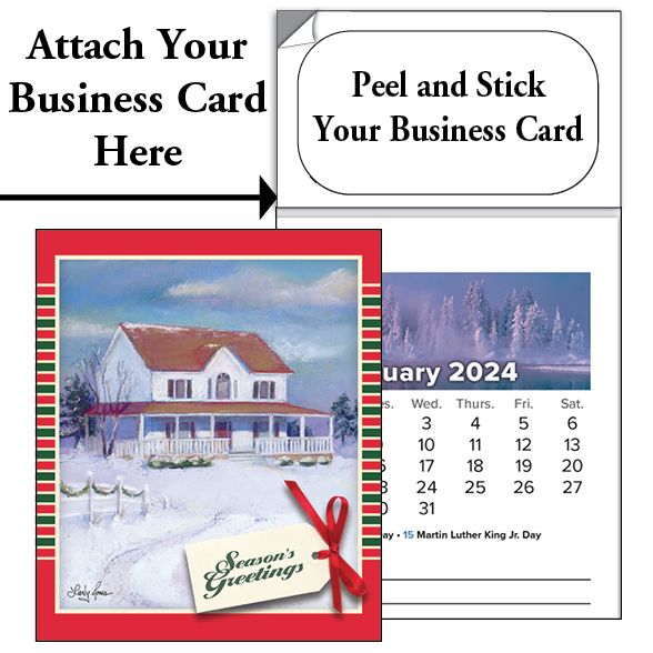 ReaMark Products: Option 1: <br>Scenic Peel-N-Stick <br>Cover C Snow House