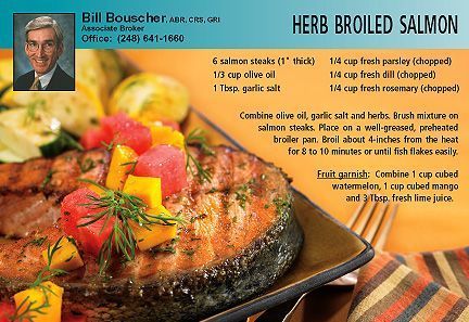 Realtor Recipe Cards