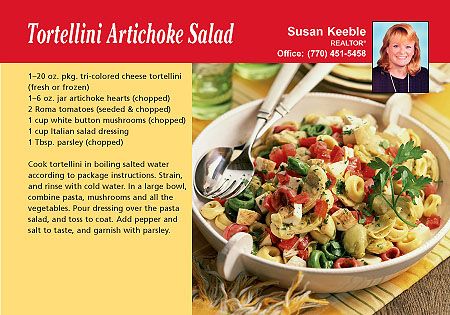 Real Estate Recipe Postcards