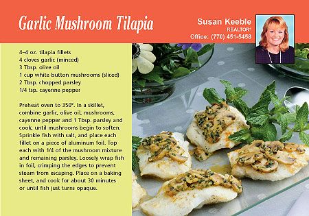 Real Estate Recipe Postcards