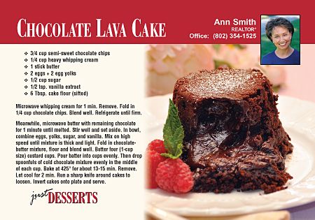 Realtor Recipe Post Cards