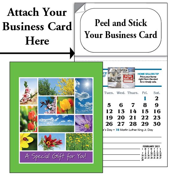Real Estate TearOff Calendar Option 1 Real Estate PeelN