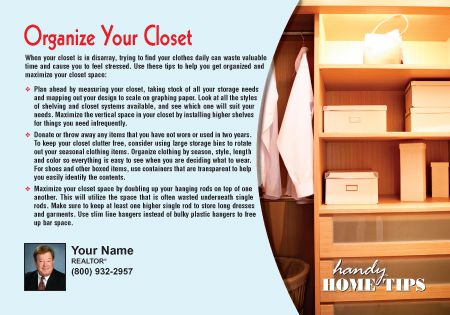 Real Estate Home Tips Postcards