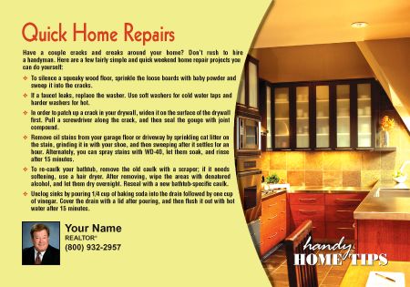 Real Estate Home Tips Postcards