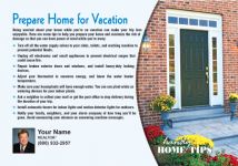 Real Estate Home Tips Postcards