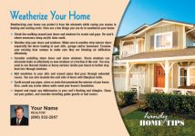 Real Estate Home Tips Postcards