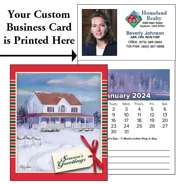 Scenic Tear Off Magentic Calendars for Real Estate