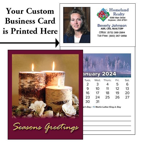 Scenic Tear Off Magentic Calendars for Real Estate