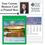 Scenic Tear Off Magentic Calendars for Real Estate