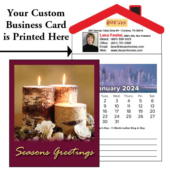 ReaMark Products: Option 3: <br>Scenic Magna-Cal House<br>Cover G Candles