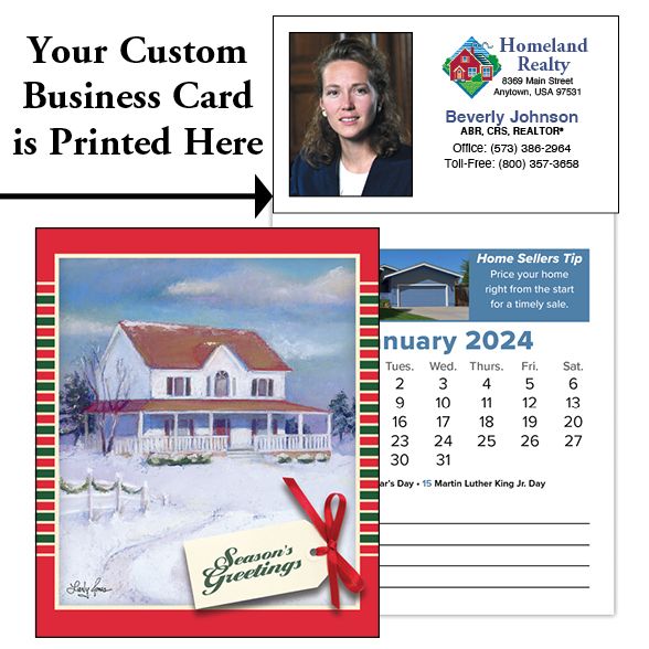 Real Estate Tear Off Magnetic Calendars for Realtors