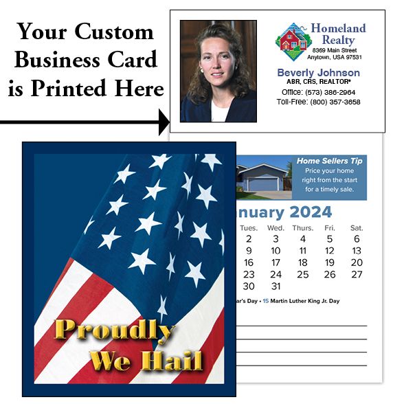 Real Estate Tear Off Magnetic Calendars for Realtors