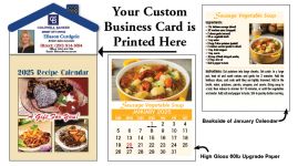 Recipe Tear-off Magnetic Calendarss for Real Estate Agents