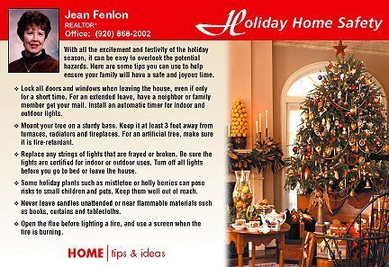 Real Estate Home Tips Postcards
