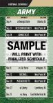 Magnetic Business Card Real Estate Football Schedules  |Realtor Tools
