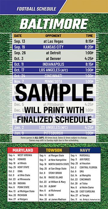 Football Schedules | ReaMark Real Estate Magnets