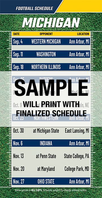 Football Schedules | ReaMark Real Estate Magnets