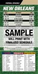 Football Schedules | ReaMark Real Estate Magnets