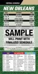 Football Schedules | ReaMark Real Estate Magnets