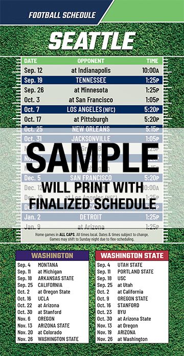 Football Schedules | ReaMark Real Estate Magnets