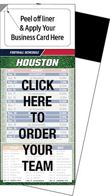 Sports Schedules 30% OFF: Football Schedules<br>Peel-N-Stick