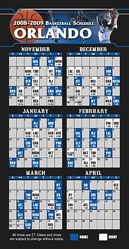 ReaMark Products: Orlando Basketball Schedule